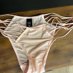 Victoria’s Secret panty - light pink/peach color. Size medium. New without tags.